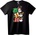 NOONEBRAND Тениска Купон на Хелоуин и Коледа - 2XL, Black