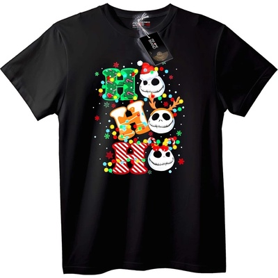 NOONEBRAND Тениска Купон на Хелоуин и Коледа - 2XL, Black
