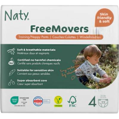 Naty Natahovací Freemovers Maxi 8-15 kg 22ks