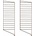 String Panel String Floor 85 x 30, 2 ks, brown