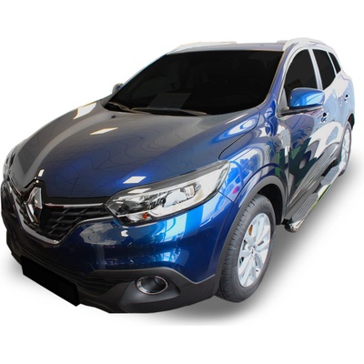 Bočné nerezové rámy Renault Kadjar 4" oval 2015-2019