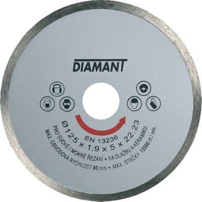 Den Braven Diamantový kotouč plný 115 mm 8108BD