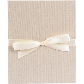Goldbuch Албум-книга, за 10 снимки, с ленена корица и панделка, 16 х 19 cm, бежов