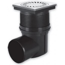 Chudej Strešný lapač Kanalizačná vpusť bočná so suchou klapkou D 110 mm nerez KVB110S-N