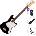 Squier Sonic Bronco Bass LRL SET Black Електрическа бас китара