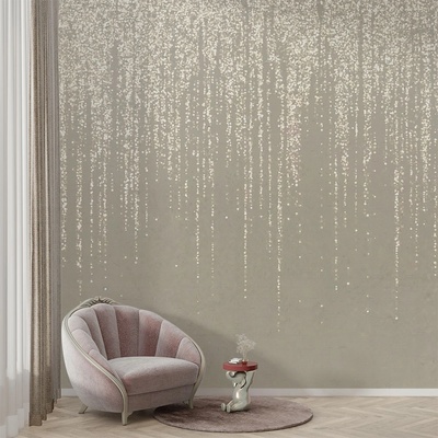 Art Gift Decor Фототапет златист блясък и ефект на капки