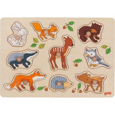 Goki Puzzle Lesní zvířátka