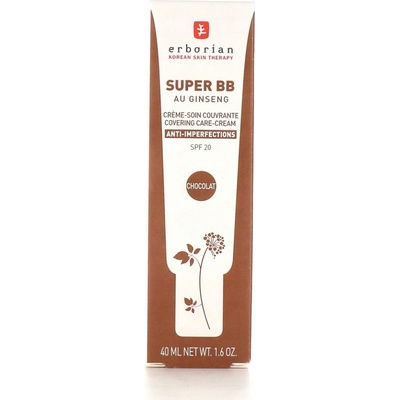 Erborian Super BB BB krém pre bezchybný a zjednotený vzhľad pleti SPF20 Chocolat 40 ml