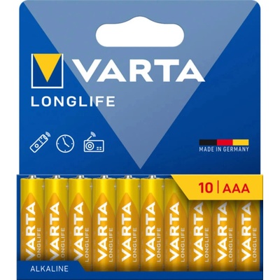Varta Longlife AAA 10ks 4103101461
