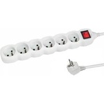 Esperanza power strip 6 sockets switch 3m white