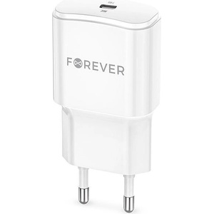 Forever PD Зарядно Forever 220V TC-01 USB-C 20W бяло