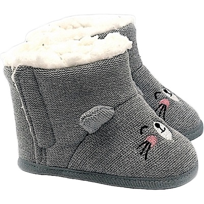 Funny Baby Бебешки буйки Funny Baby - Мишле, размер 17, 4-8 м, сиви (7370FN-4)