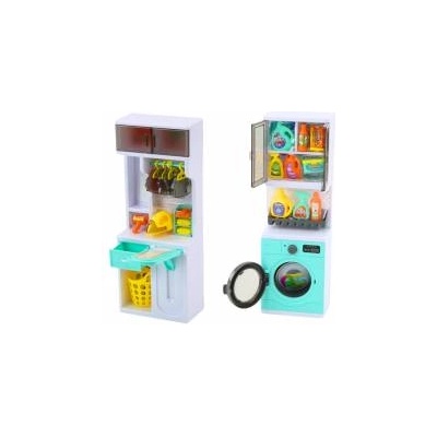 LEAN Toys Bathroom Play Set 4in1 Shower Toilet Washing Machine Accessories