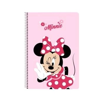 Minnie Mouse Папка с пръстени Minnie Mouse Naive Розов A4 21.5 x 31 x 1 cm