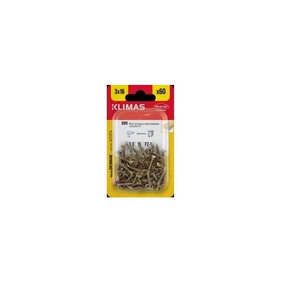 KLIMAS Skrutka do dreva BWK (blister) 5x60 (11ks/blister)