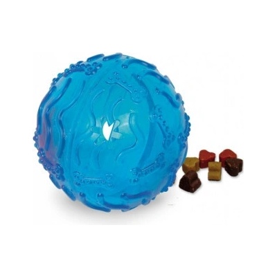 Nobby TRP Snack Ball plniaci hračka veľká 10 cm modrá