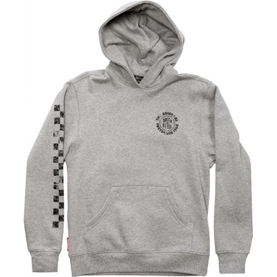 Fasthouse Youth Origin Hooded Pullover Heather Gray