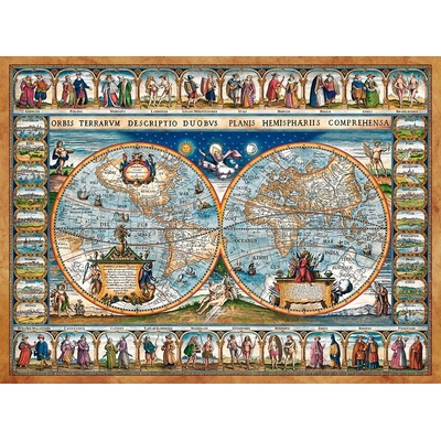 Castorland Mapa světa 1639 2000 dílků