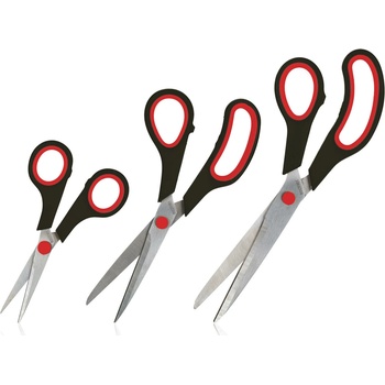 BANQUET nůžky sada 3díl.(14,21,24cm) mix barev MAT267282