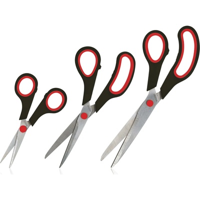 BANQUET nůžky sada 3díl.(14,21,24cm) mix barev MAT267282