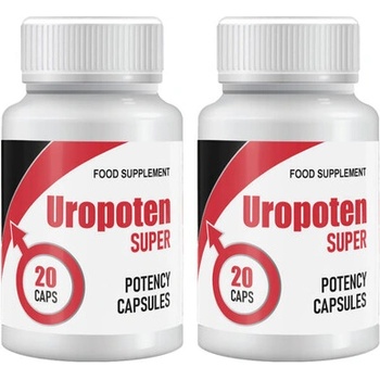 2 x Uropoten Super - Капсули за мъжка потентност 2x20бр
