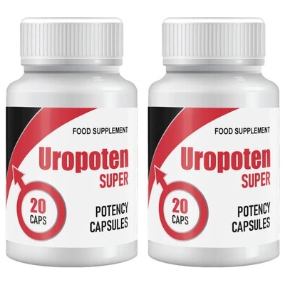 2 x Uropoten Super - Капсули за мъжка потентност 2x20бр