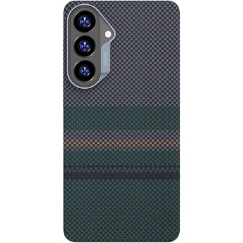 Benks Кевларен кейс с MagSafe за Samsung Galaxy S26 - Benks Armor Air Aurora Kevlar Case 600D (черен-зелен) (C048)