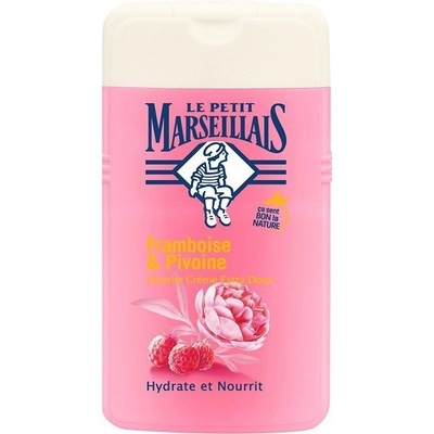 Le Petit Marseillais Extra Gentle Shower Cream Organic Raspberry & Peony sprchový krém 250 ml pre ženy