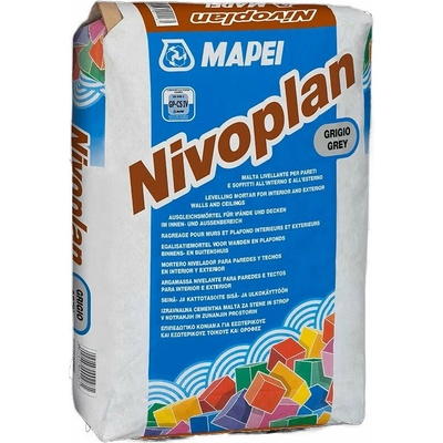 MAPEI Nivoplan cementová vyrovnávacia malta na steny a podlahy 25 kg Šedá