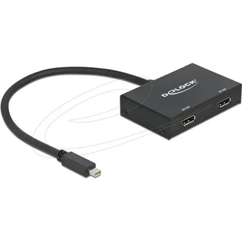 Image 1 of Delock Сплитер от mini Dsplay Port 1.2 мъжко към 2 x Display Port 4K женско (DELOCK-87695)