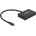 Delock Сплитер от mini Dsplay Port 1.2 мъжко към 2 x Display Port 4K женско (DELOCK-87695)