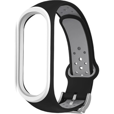 Xiaomi EF náhradní náramek pro Mi Band 3/4 Černo-šedo-bílá MBCZ-312