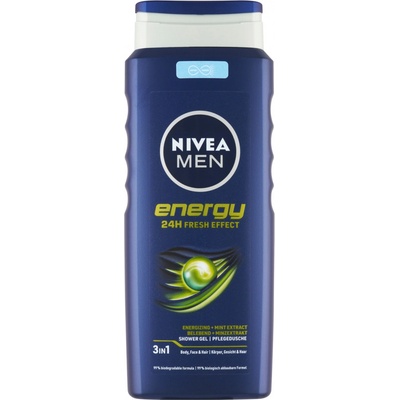 Nivea Men Sprchový gel pro muže 3v1 Energy 500 ml