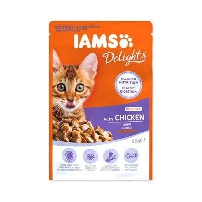 IAMS Cat Kitten kura v omáčke 85 g