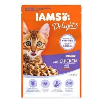 IAMS Cat Kitten kura v omáčke 85 g