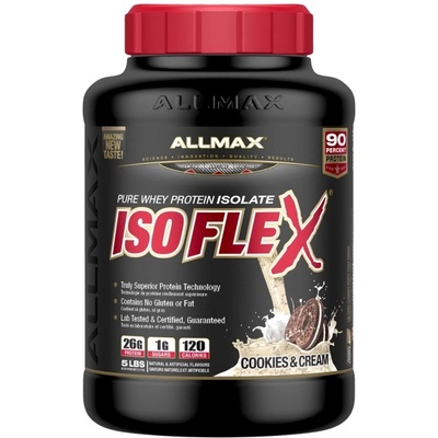 Allmax Nutrition IsoFlex | Pure Whey Isolate ~ Truly Superior Protein Technology [2272 грама] Бисквити с крем