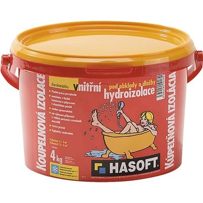 Hydroizoláciea HASOFT Kúpeľňová izolácia vnútorná pod obklady a dlažby 4 kg