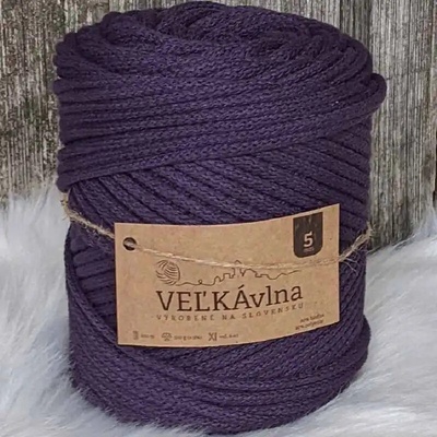 Velká vlna Špagát 5mm Lilek
