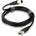 QED Кабел QED - Connect QE8214, USB/USB-B, 0.75 m, черен (QE8214)