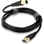 QED Кабел QED - Connect QE8214, USB/USB-B, 0.75 m, черен (QE8214)