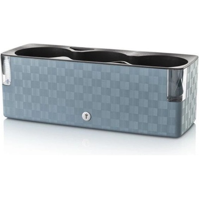 Plastkon Cobble Trio Chytrý květináč 39,7 x 14 x 14 cm Ocelově modrá