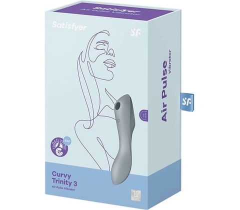 Satisfyer Curvy Trinity 3 sivý