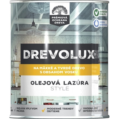 Drevolux Style 2,5 l orechovo Hnedá