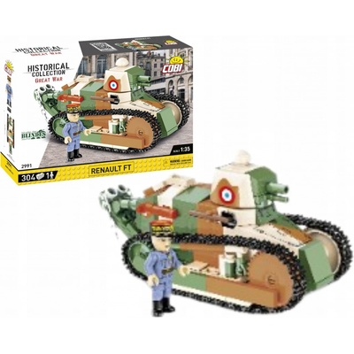 Cobi 2991 Great War Renault FT, 1:35, 304 ks – Zboží Dáma