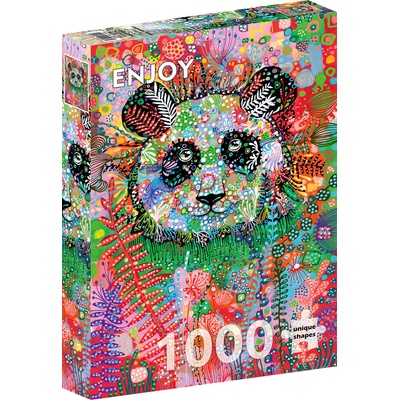 Enjoy - Puzzle Enigmatic Panda - 1 000 piese