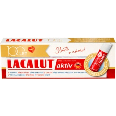 Dr. Theiss Lacalut Aktiv 75 ml + balzám na rty 4,8 g