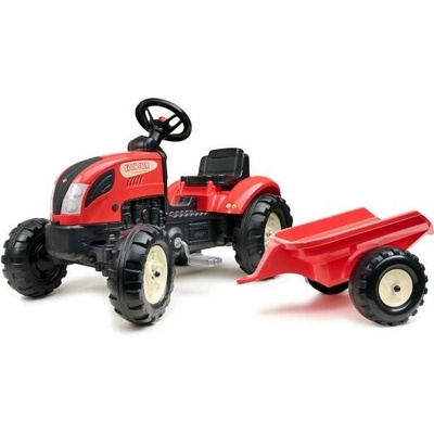 Falk Šliapací traktor 2158L Kiddy Farm s vlečkou
