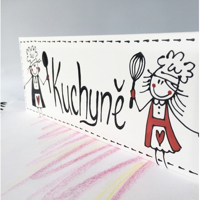 Cedulka na dveře - kuchyně