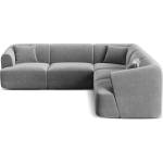 Cosmopolitan Design Светлосив кадифен ъглов диван Campi - Cosmopolitan Design (COS_COR_120_F1_CAMPI6)