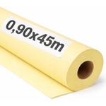 OFITURIA Kraft Paper Yellow Pastel - Roll 0.90 × 45 m - 6 Rolls - Wrapping Paper and Packaging Paper - Craft Paper for DIY, Decoration and Sewing Patterns - Tear-Resistant and Easy to Cut - COM620 (COM620)